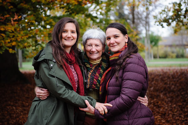 Photo de famille à l'orangerie de Strasbourg