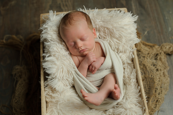 Shooting photos de naissance au studio